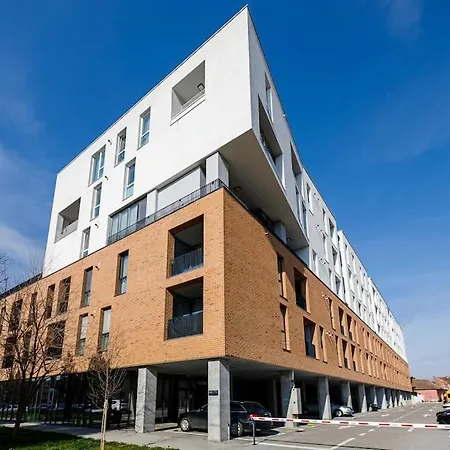 Luxury Apt. Near River & Parking شقة تيميشورا